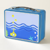 Lunch Box Personnalisé Sous La Plage Sous-Marine (Dos)