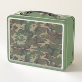 Lunch Box Personnalisé Votre Nom Tanker Camo (Dos)