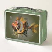 Lunch Box Personnaliser Animal marin Poisson coloré (Dos)