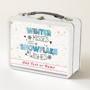 Lunch Box Personnaliser des baisers d'hiver