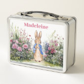Lunch Box Personnaliser le nom de l'enfant Pierre le lapin (Dos)