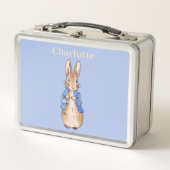 Lunch Box Personnaliser le nom de l'enfant Pierre le lapin (Devant)