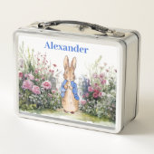 Lunch Box Personnaliser le nom de l'enfant Pierre le lapin (Dos)