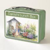 Lunch Box Personnaliser le nom de l'enfant Pierre le lapin (Dos)