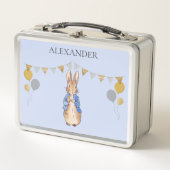 Lunch Box Personnaliser le nom de l'enfant Pierre le lapin (Devant)
