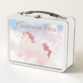 Lunch Box Personnaliser le nom sur Mon licorne cabrée (Devant)