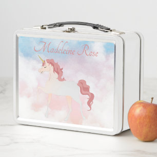 Lunch Box Personnaliser le nom sur Mon licorne galopante