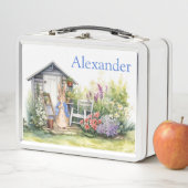 Lunch Box Personnaliser Nom de l'enfant Pierre le jardin du  (En situation)