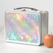 Lunch Box PERSONNALISER - Paillettes iridescentes (En situation)