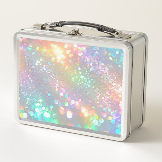 Lunch Box PERSONNALISER - Paillettes iridescentes (Devant)