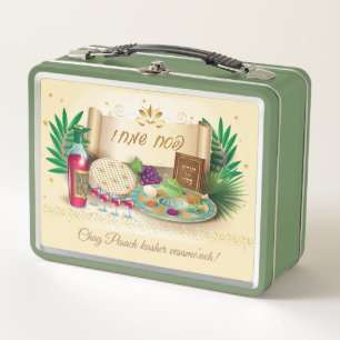 Lunch Box Pesach Seder Kosher Aliments de pâturage Vintage