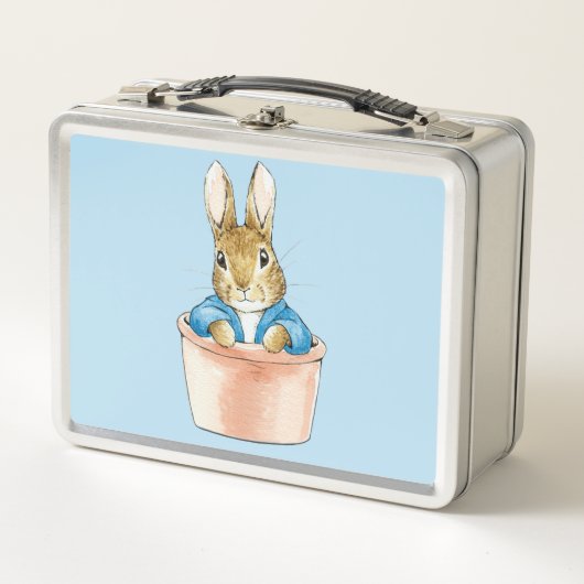 Lunch Box Peter le lapin assis dans le Plante en pot (Devant)