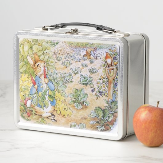 Lunch Box Peter le lapin mange des carottes (En situation)