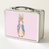 Lunch Box Peter le lapin souffle une bulle rose gomme (Dos)