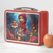 Lunch Box Petit Chaperon Rouge et Loup (En situation)