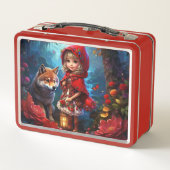 Lunch Box Petit Chaperon Rouge et Loup (Dos)