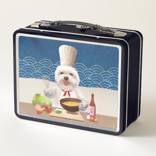 Lunch Box Petit Chien Chef (Dos)