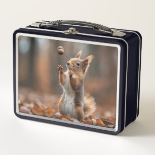 Lunch Box Petit écureuil mignon attrapant un gland