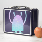 Lunch Box Petit Monstre Bleu (En situation)
