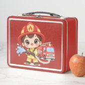 Lunch Box Petit pompier courageux (En situation)
