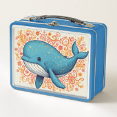 Lunch Box Petite baleine bleue (Devant)