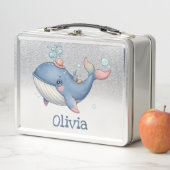 Lunch Box Petite baleine mignonne et irrégulière (En situation)
