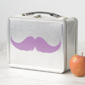 Lunch Box Petite barre de poignées personnalisable Moustache (En situation)