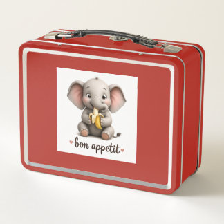 Lunch Box Petite Boîte à Repas Éléphant