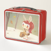 Lunch Box Petite fille perdue dans la forêt (Devant)