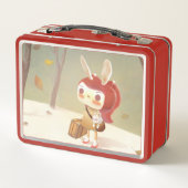 Lunch Box Petite fille perdue dans la forêt (Dos)
