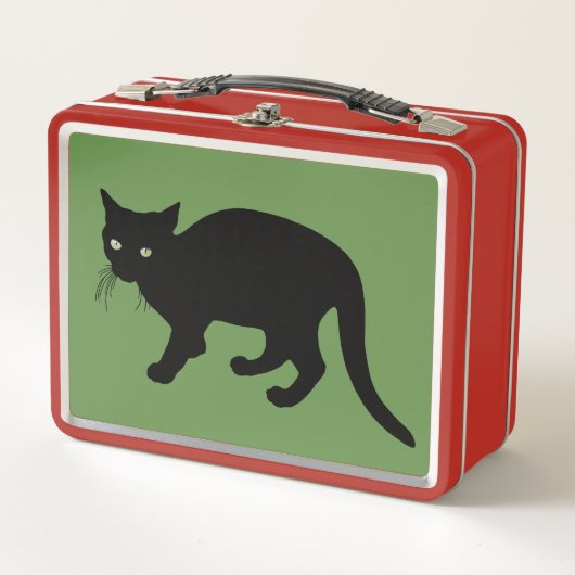 Lunch Box Petite gamelle de chat noir (Devant)