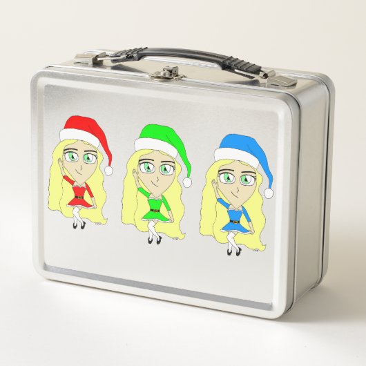 Lunch Box Petites aides Santas (Devant)