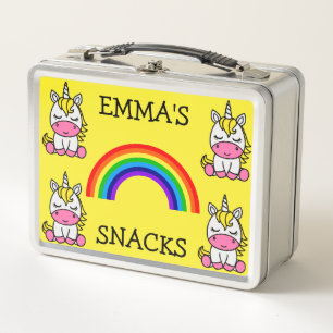 Lunch Box Petites Filles Unicorne Retour À L'École