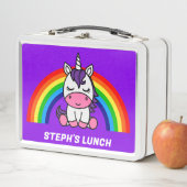 Lunch Box Petites Filles Unicorne Retour À L'École (En situation)