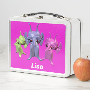 Lunch Box Petits Martiens personnalisés
