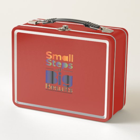 Lunch Box Petits Pas Grands Résultats (Devant)