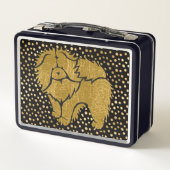 Lunch Box PEU À PEU MERCI Chow- faux métal- BOÎTE-DÉJEUNER (Dos)