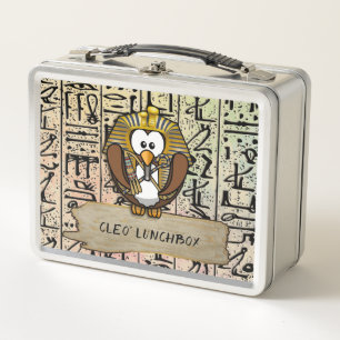 Lunch Box Pharaowl - poubelle métallique