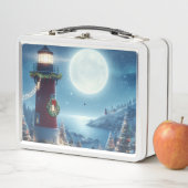 Lunch Box Phare de Noël nautique (En situation)