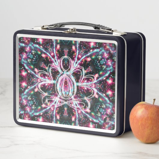 Lunch Box Phosphorescence Zen Lotus (En situation)