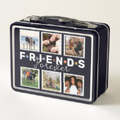 Lunch Box Photo Collage de la Marine moderne Blue Friends Fo (Dos)