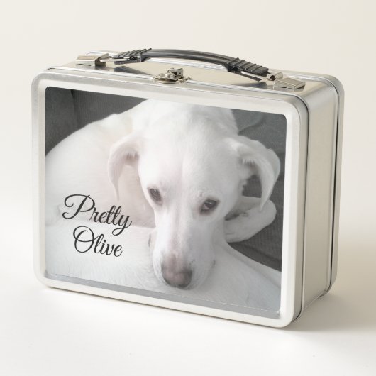Lunch Box Photo de adorable Labrador Retriever Mix Dog Prett (Devant)