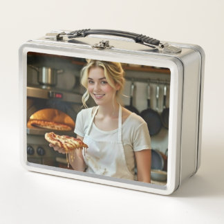 Lunch Box Photo de pizza en train de manger Personnaliser