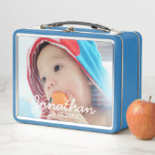 Lunch Box Photo personnalisée avec nom et date (En situation)