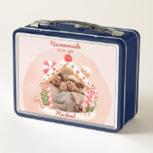 Lunch Box Photo Sweet Gingerbread Maison faite maison avec a (Dos)