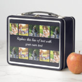 Lunch Box photocollage et texte (En situation)