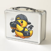 Lunch Box Photographe Canard en Caoutchouc (Dos)