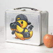 Lunch Box Photographe Canard en Caoutchouc (En situation)