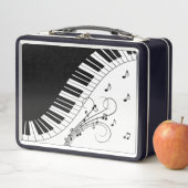 Lunch Box Piano Keyboard Music Design (En situation)