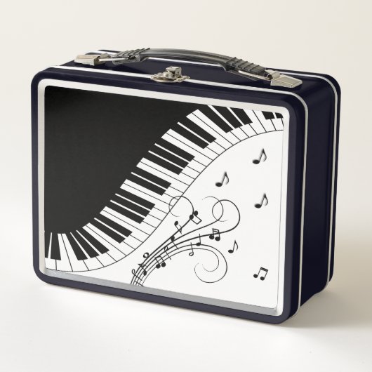 Lunch Box Piano Keyboard Music Design (Devant)